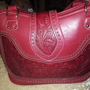Montana west Conceal carrying red purse